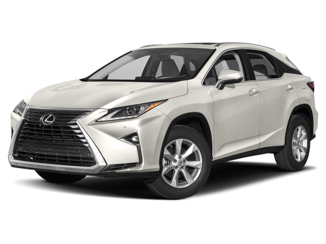 2018 Lexus RX 350 in White Pearl — front three-quarter view