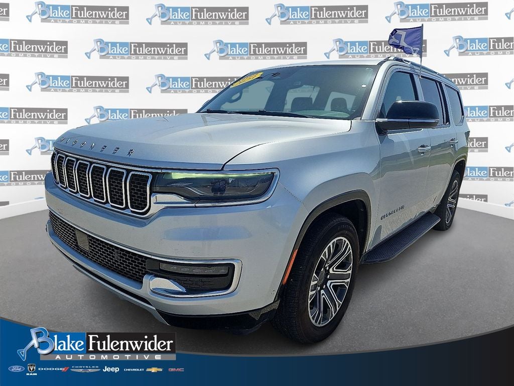 2023 Jeep Wagoneer Series II 4x4 in Silver Zynith — front three-quarter view