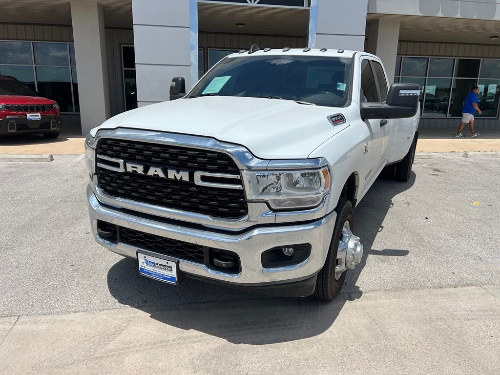 2024 RAM 3500 Big Horn in Bright White Clearcoat — front three-quarter view