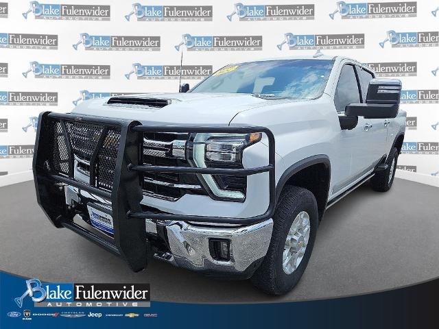 2024 Chevrolet Silverado 2500 HD LTZ in Summit White — front three-quarter view
