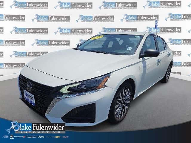 2025 Nissan Altima SV in White — front three-quarter view