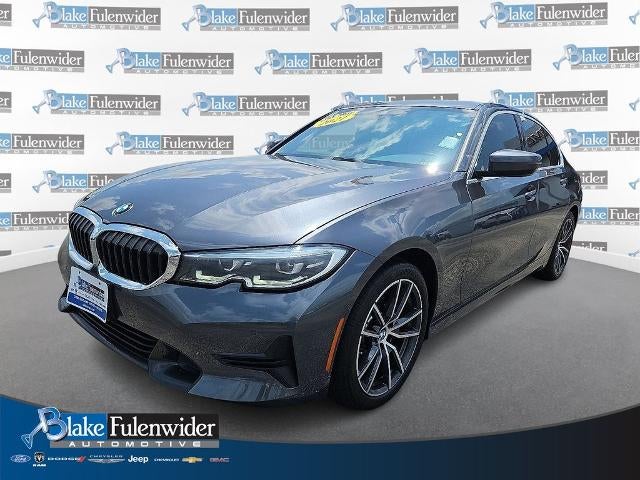 2021 BMW 3 Series 330i in Gray — front three-quarter view